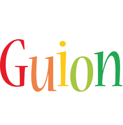 Guion birthday logo