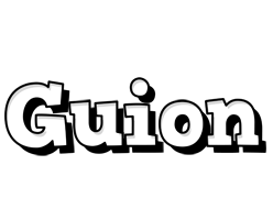 Guion snowing logo