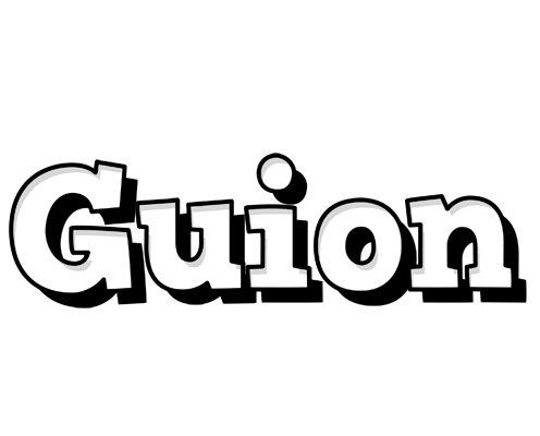 Guion snowing logo