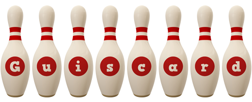 Guiscard bowling-pin logo