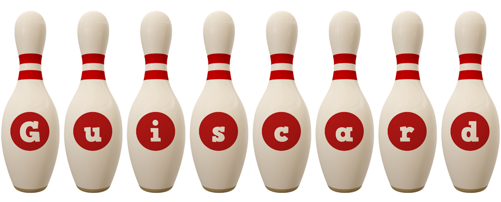 Guiscard bowling-pin logo