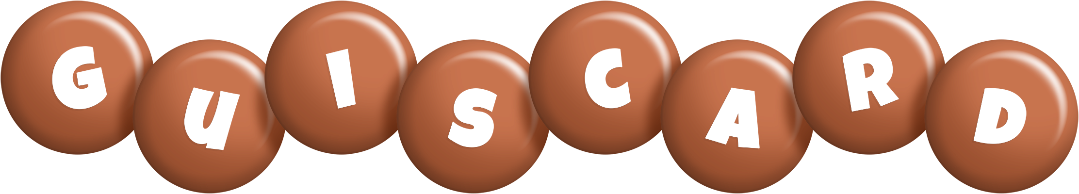 Guiscard candy-brown logo