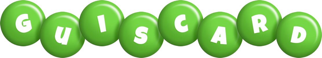 Guiscard candy-green logo