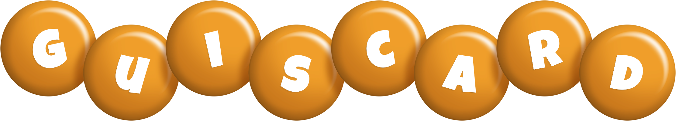 Guiscard candy-orange logo
