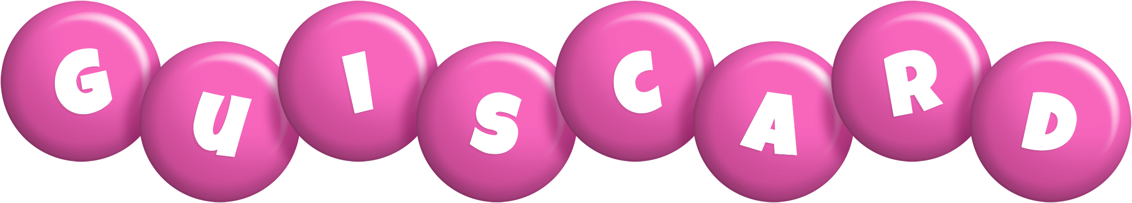 Guiscard candy-pink logo