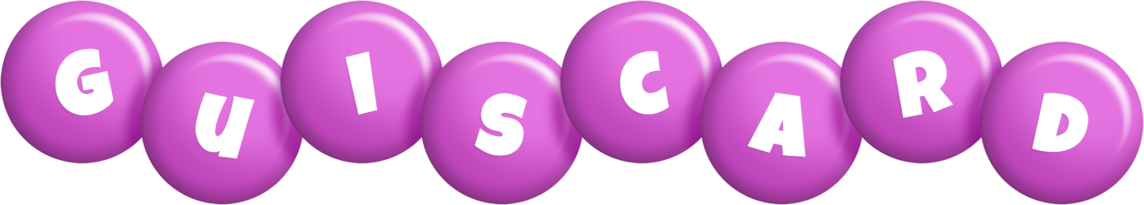 Guiscard candy-purple logo