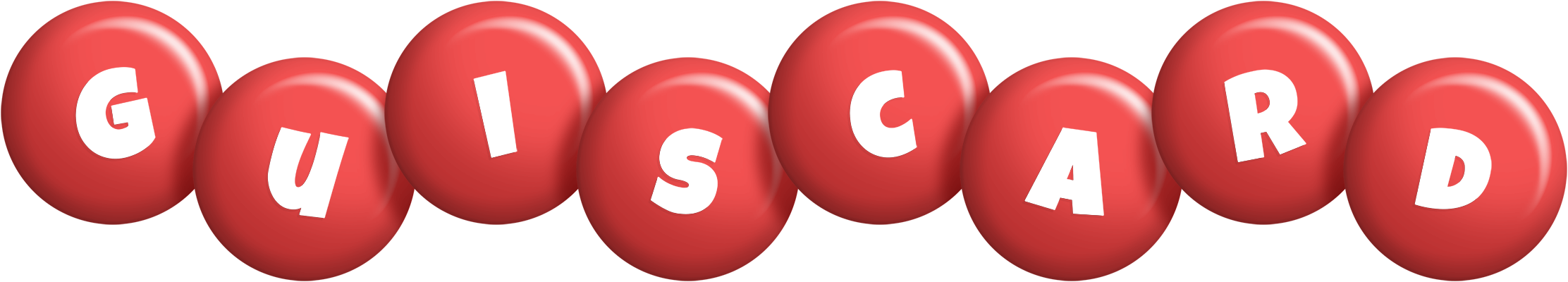 Guiscard candy-red logo