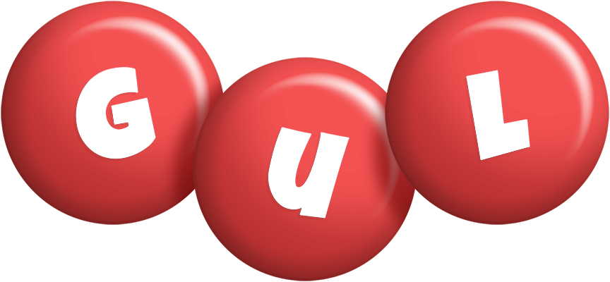 Gul candy-red logo