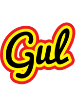 Gul flaming logo