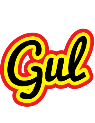 Gul flaming logo