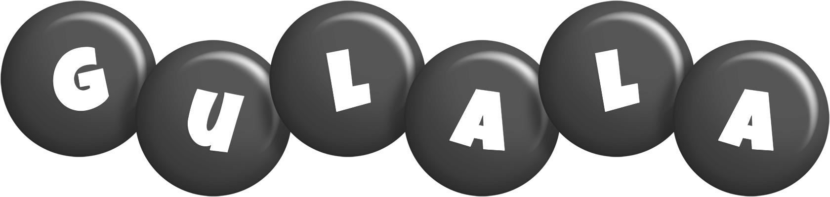 Gulala candy-black logo