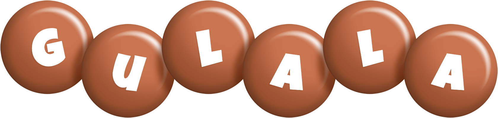 Gulala candy-brown logo