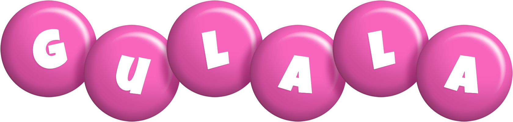 Gulala candy-pink logo