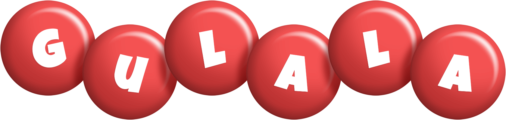 Gulala candy-red logo