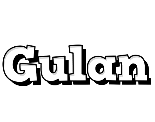 Gulan snowing logo