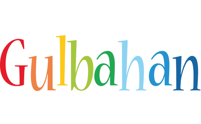 Gulbahan birthday logo