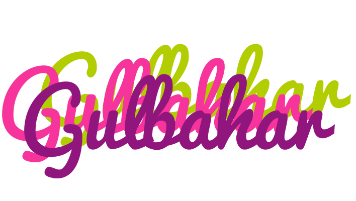 Gulbahar flowers logo
