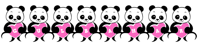 Gulbahar love-panda logo