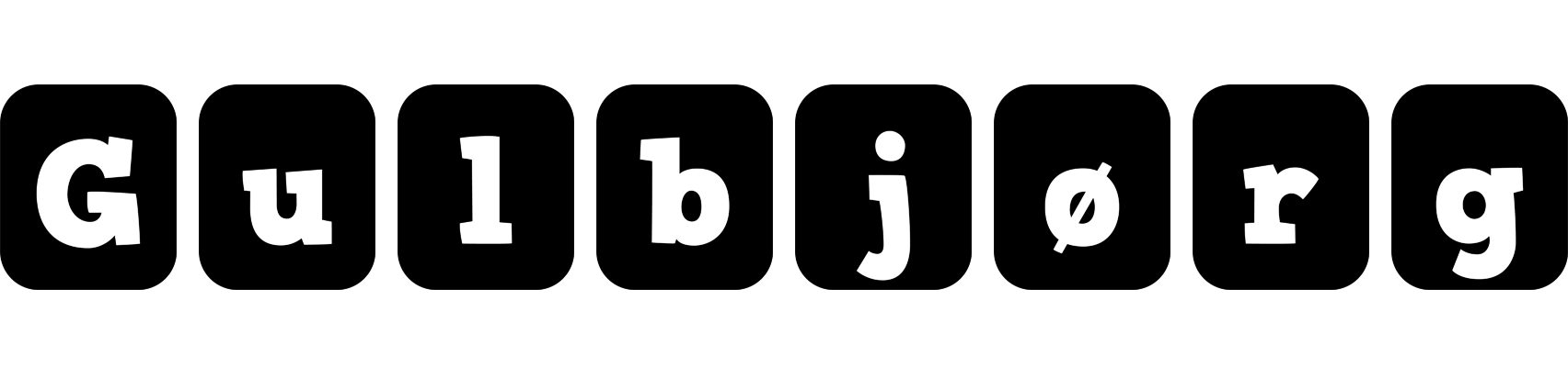 Gulbjørg box logo