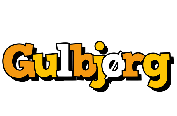 Gulbjørg cartoon logo