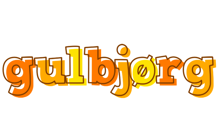 Gulbjørg desert logo