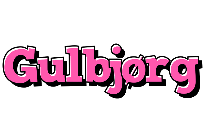 Gulbjørg girlish logo