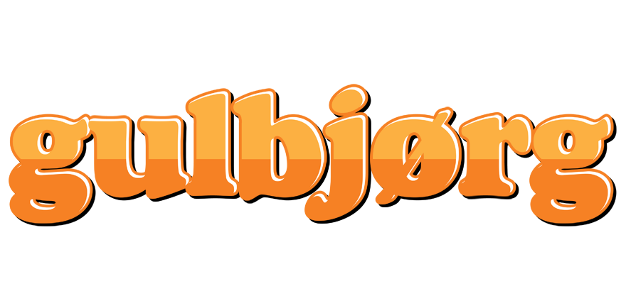 Gulbjørg orange logo