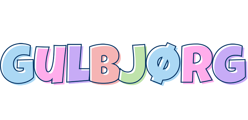 Gulbjørg pastel logo