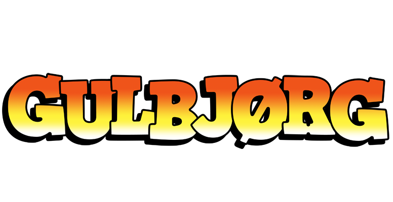 Gulbjørg sunset logo