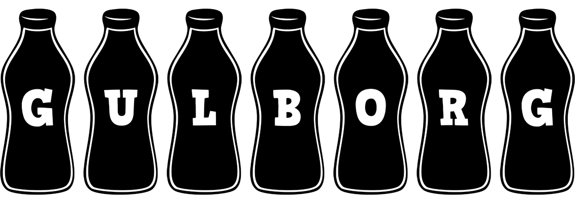 Gulborg bottle logo