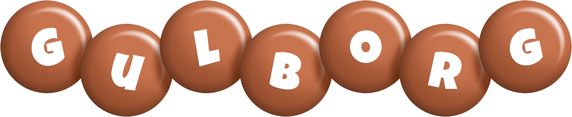 Gulborg candy-brown logo