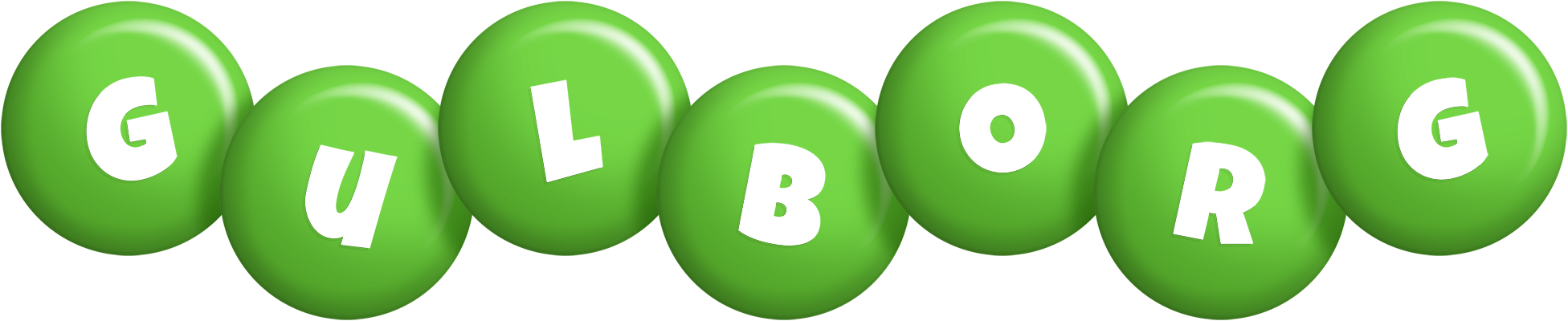 Gulborg candy-green logo