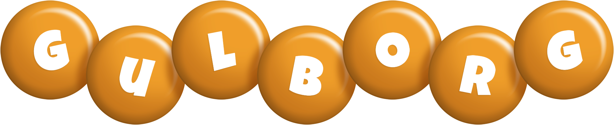 Gulborg candy-orange logo