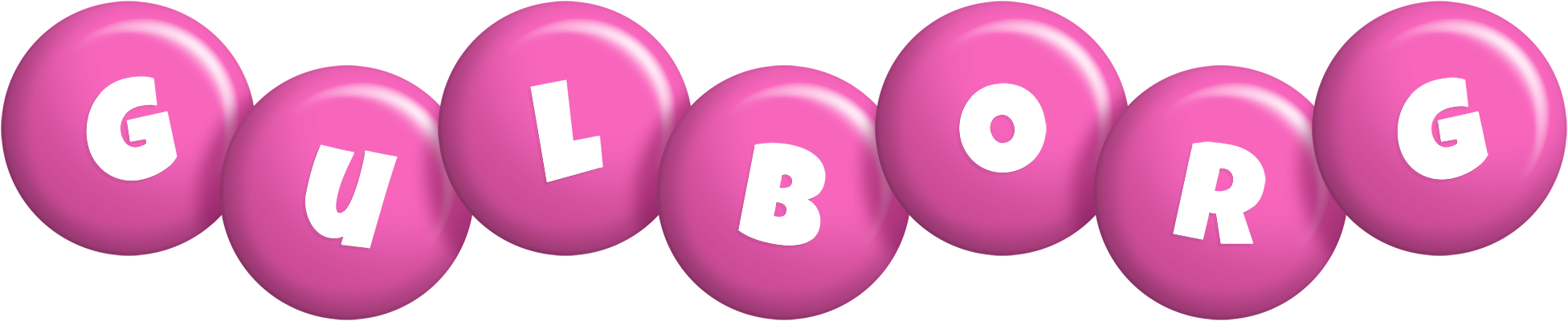 Gulborg candy-pink logo