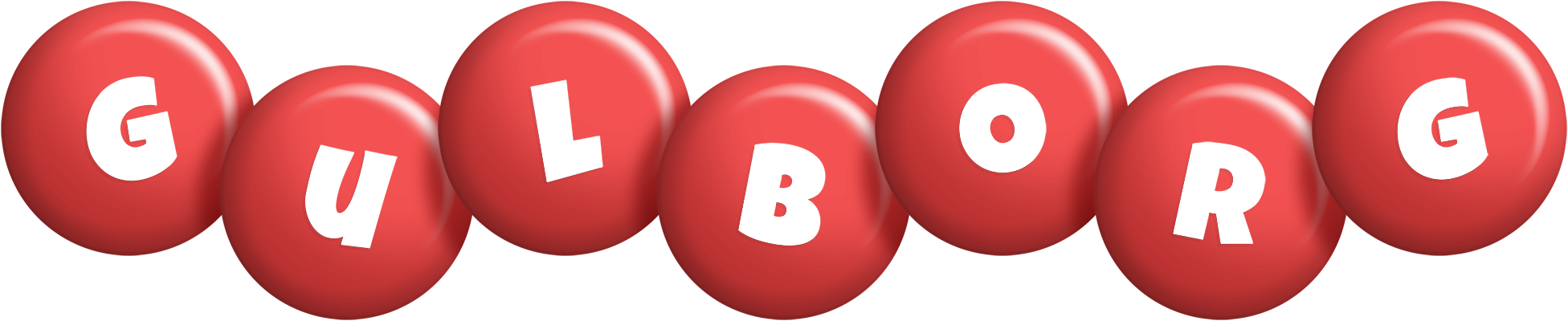 Gulborg candy-red logo