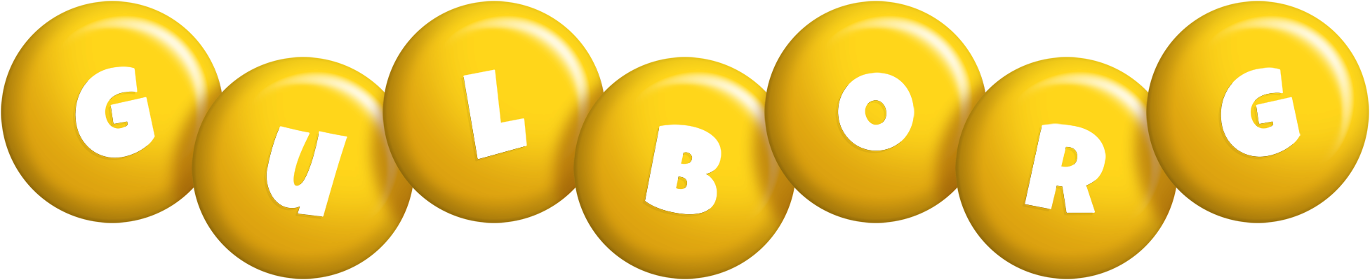 Gulborg candy-yellow logo