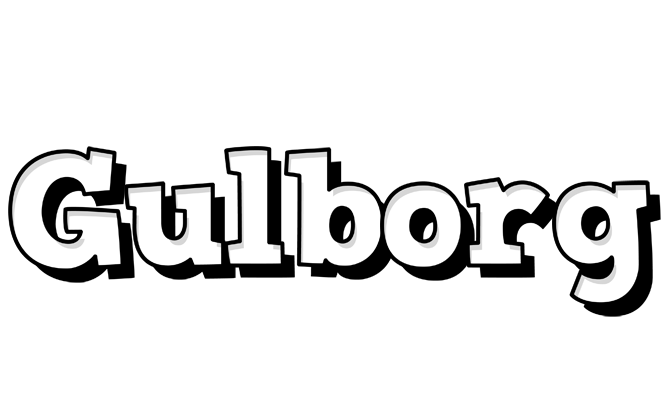 Gulborg snowing logo