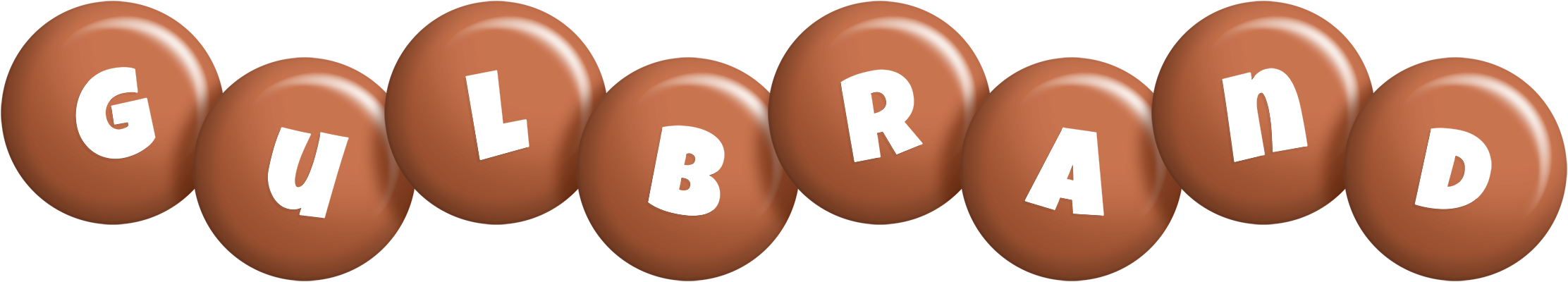 Gulbrand candy-brown logo