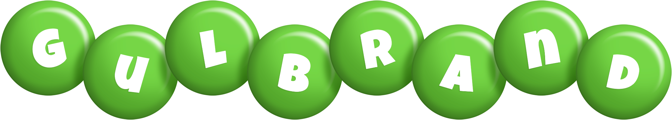 Gulbrand candy-green logo