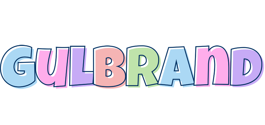 Gulbrand pastel logo
