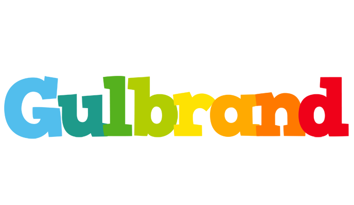 Gulbrand rainbows logo