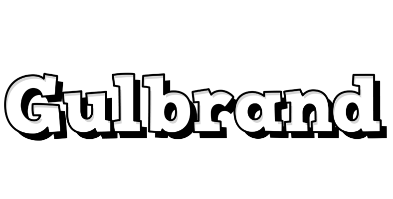 Gulbrand snowing logo