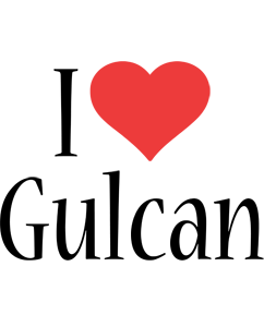 Gulcan i-love logo
