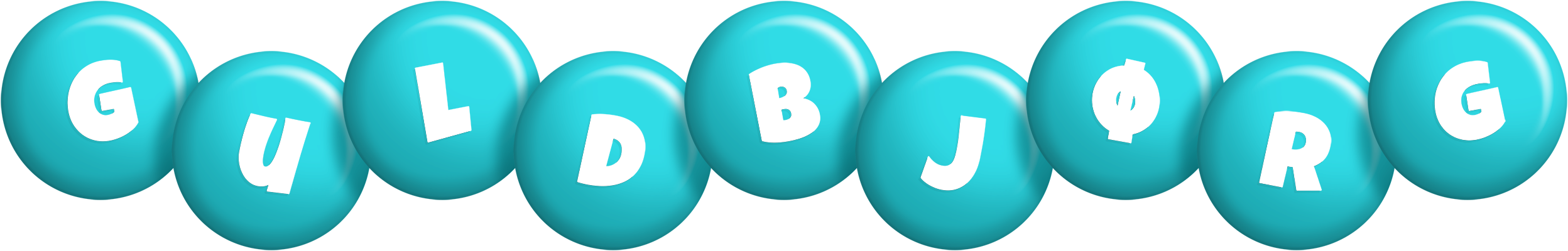 Guldbjørg candy-azur logo