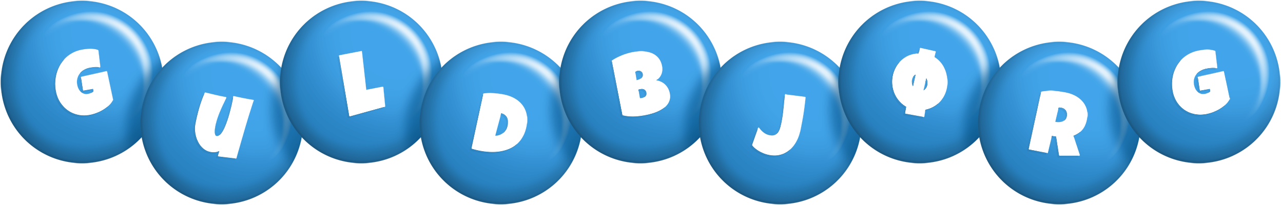 Guldbjørg candy-blue logo