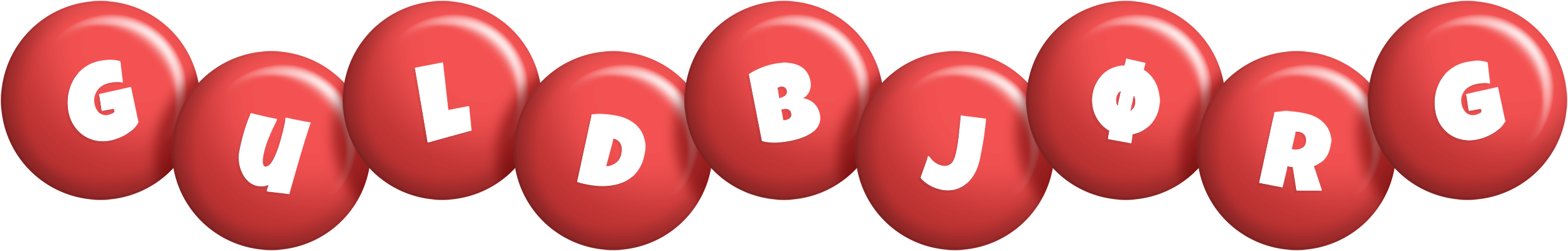 Guldbjørg candy-red logo