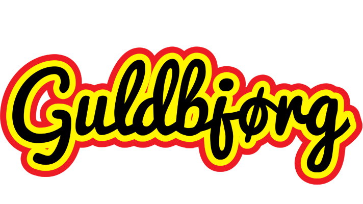 Guldbjørg flaming logo