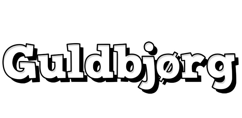 Guldbjørg snowing logo