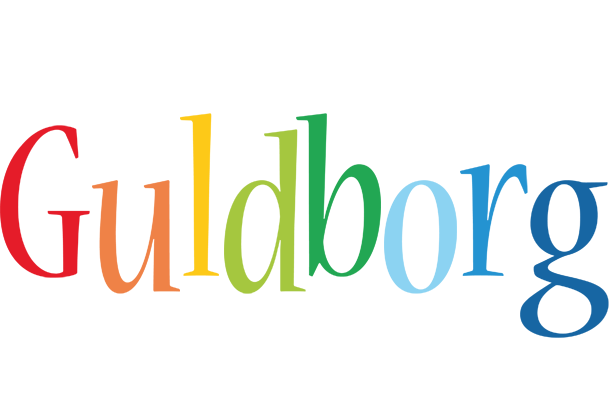 Guldborg birthday logo