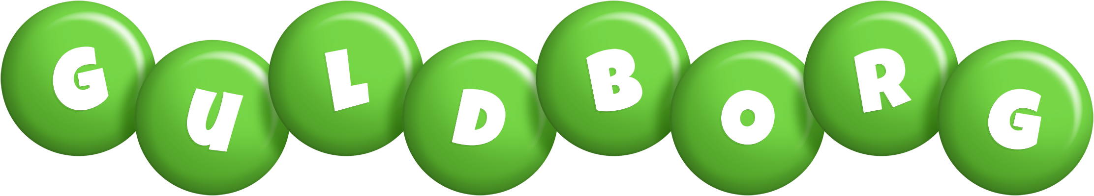 Guldborg candy-green logo